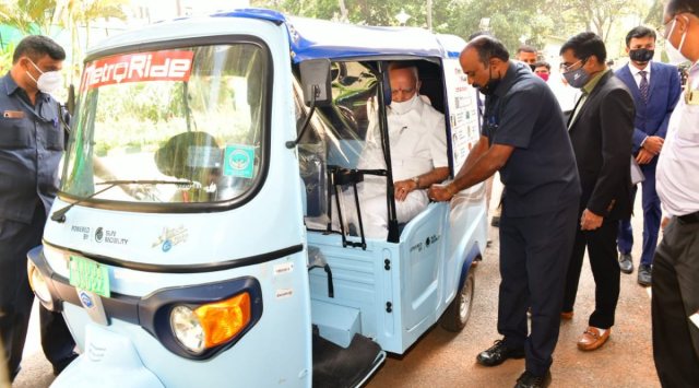 Karnataka Chief Minister BS Yediyurappa at the launch event