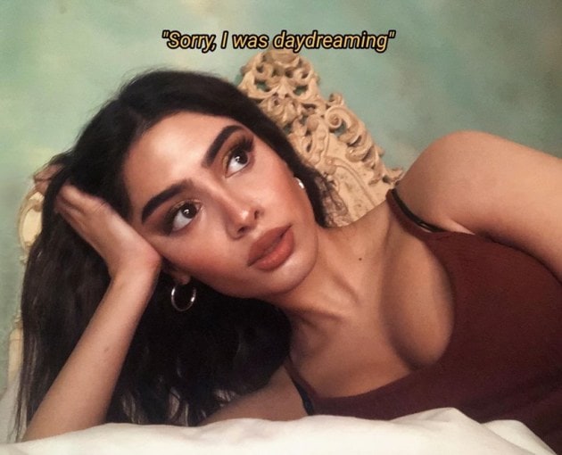 khushi daydreaming