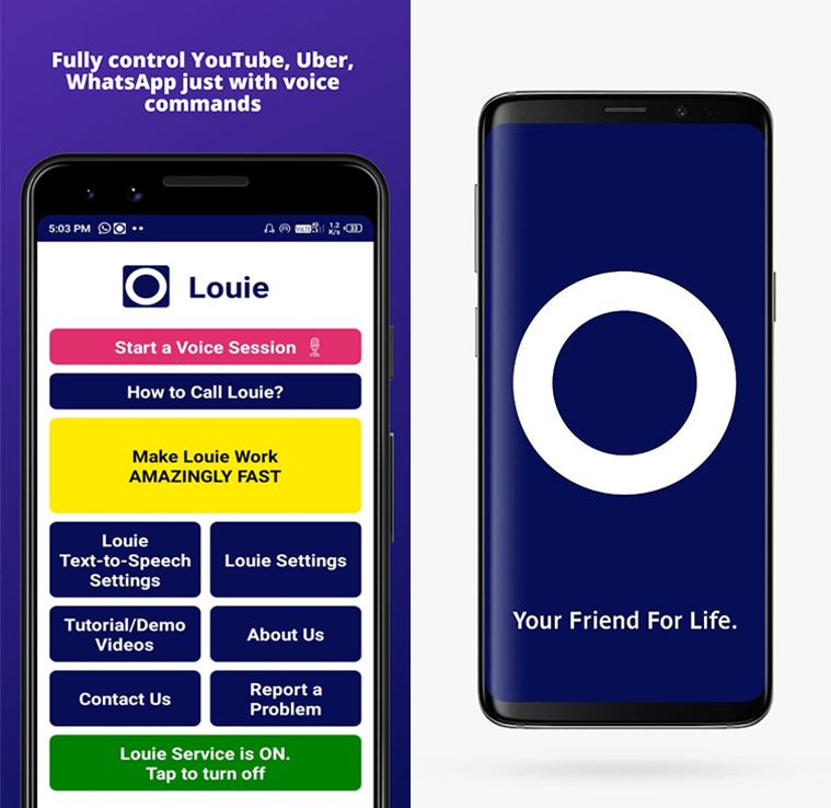 Louie Voice Control, Louie app Android, Pramit Bhargava, apps for visually impaired and blind, International Day of Disabled Persons 2020, startups in India