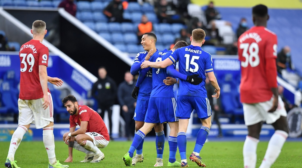 Leicester rallies twice to draw 22 with Manchester United  Football