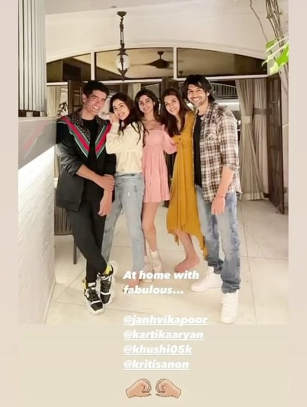 manish janhavi khushi other guest