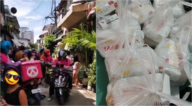 cebu food deliver wrong order, app error send many riders home, multiple food orders internet error, app glitch send many riders to home, viral news, odd news, indian express