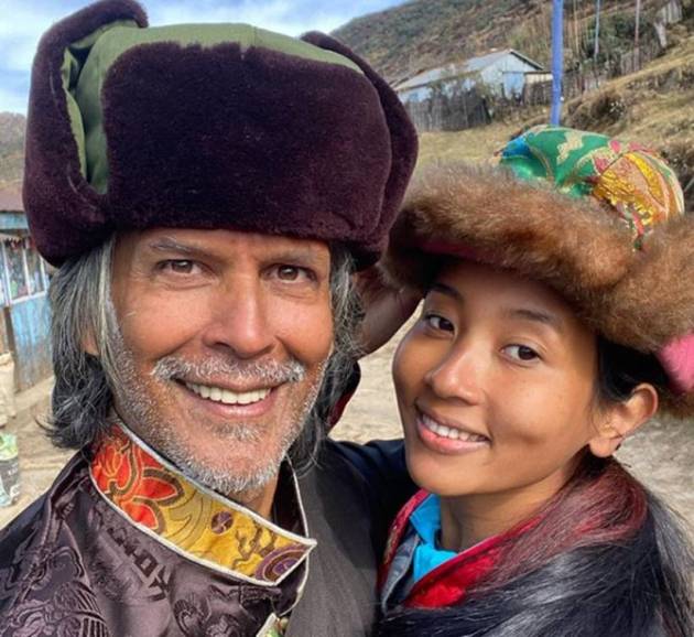 milind soman, ankita konwar