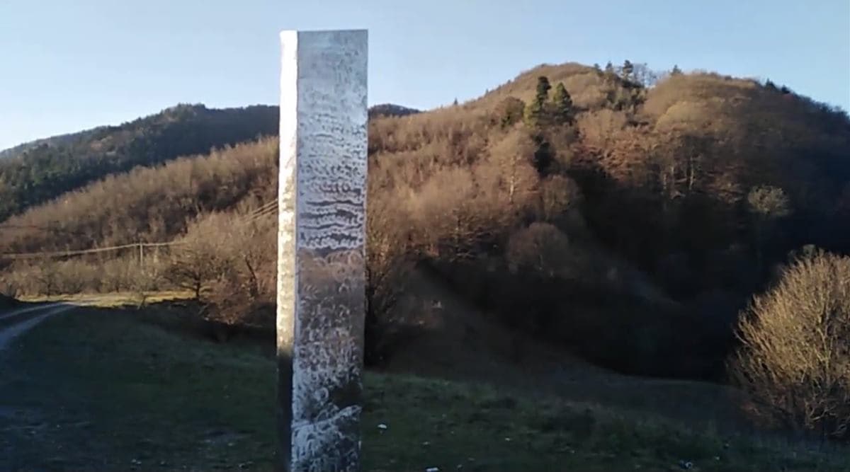 After Utah Mystery Monolith Vanishes In Romania Too Trending News The Indian Express