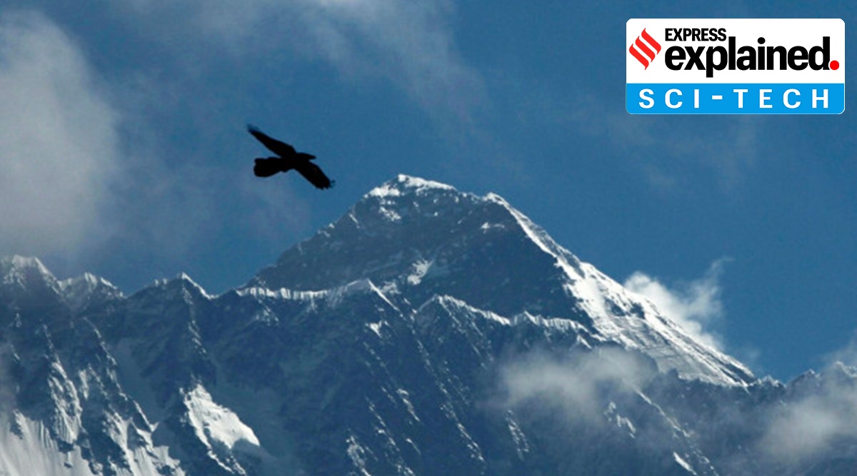 Mount Everest, Mount Everest new height, Mt Everest, Mount Everest height, why was Mount Everest height changed, why everest is taller, indian express