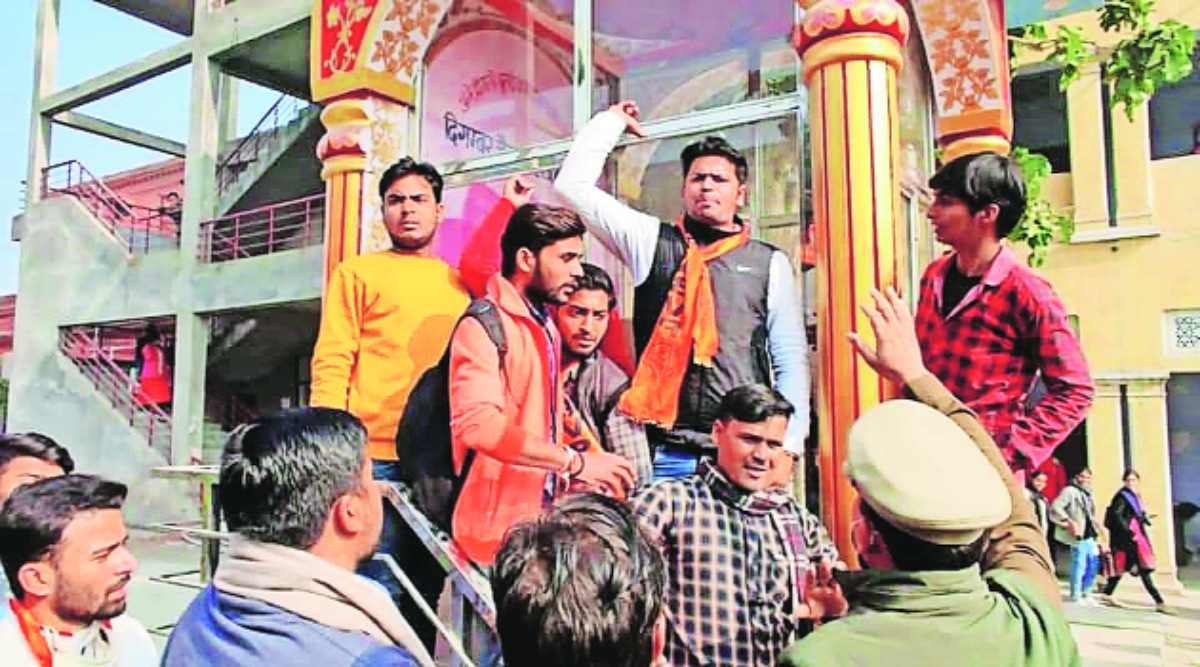 The four named in the FIR are students of Baghpat college 