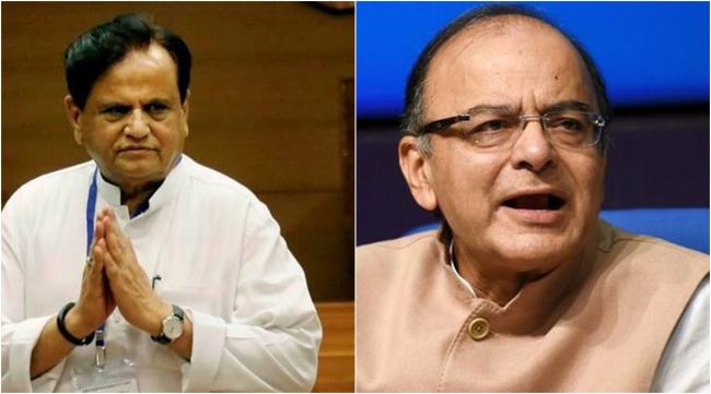 Late Congress leader Ahmed Patel and late BJP leader Arun Jaitley. 