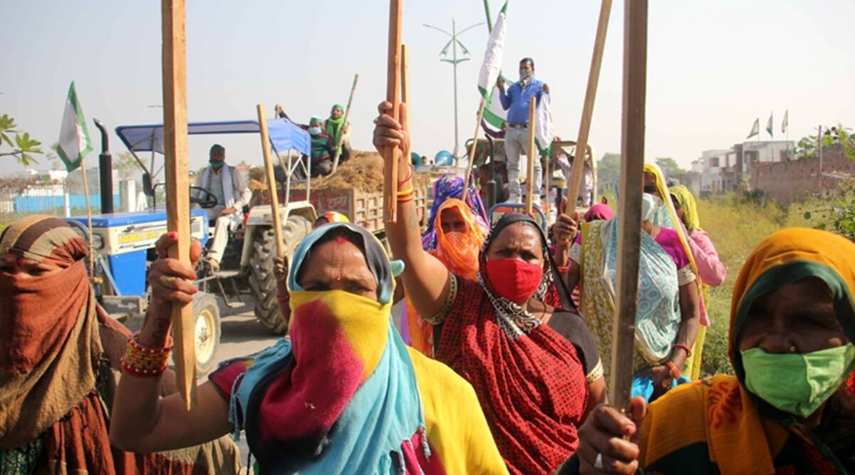 Men holding fort in Delhi, women take charge of protest morchas back in Punjab - Vimarsana News