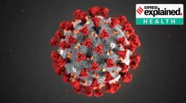 coronavirus spread, aerosols measurement, particle counter, Covid virus concentration, Indian express news