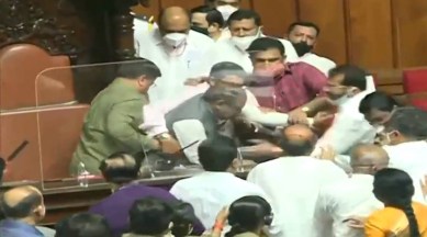 Karnataka Council chaos, show cause notice, BJP legislators, Bengaluru news, Karnataka news, Indian express news