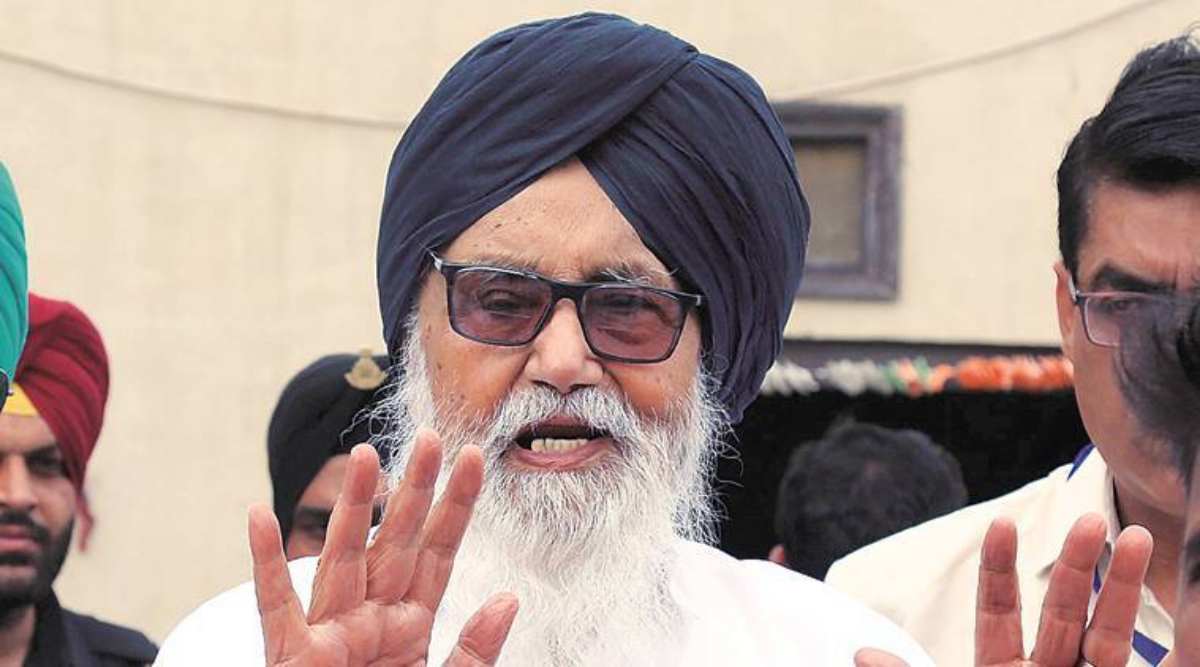 In show of solidarity with protesting farmers, Parkash Singh Badal returns  Padma Vibhushan | India News,The Indian Express