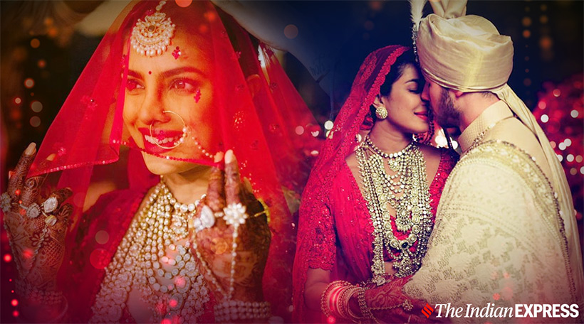 This Bride Wore The Monochrome Red Lehenga Better Than Priyanka Chopra! | Bridal  lehenga red, Indian bridal fashion, Red lehenga