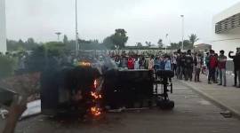 protest-1200-1 karnataka iphone plant violence, Narsapura plant, iphone plant Narsapura plant violence, bangalore Narsapura plant protest, bengaluru Narsapura plant protest, bangalore news, karnataka news