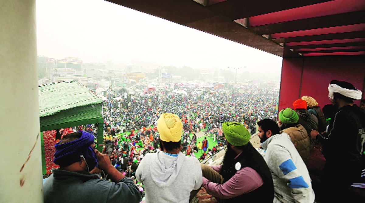 Farmers protest, Farm bills, farmers protest at tikri border, tikri business down, indian express news