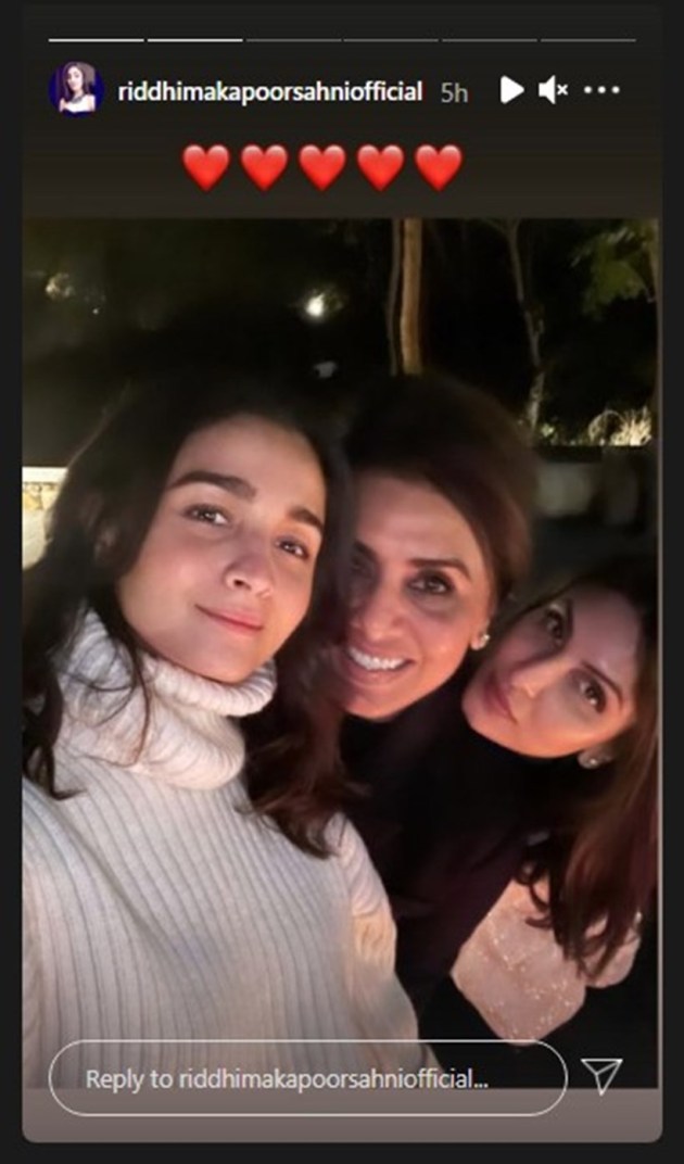 alia bhatt neetu riddhima kapoor
