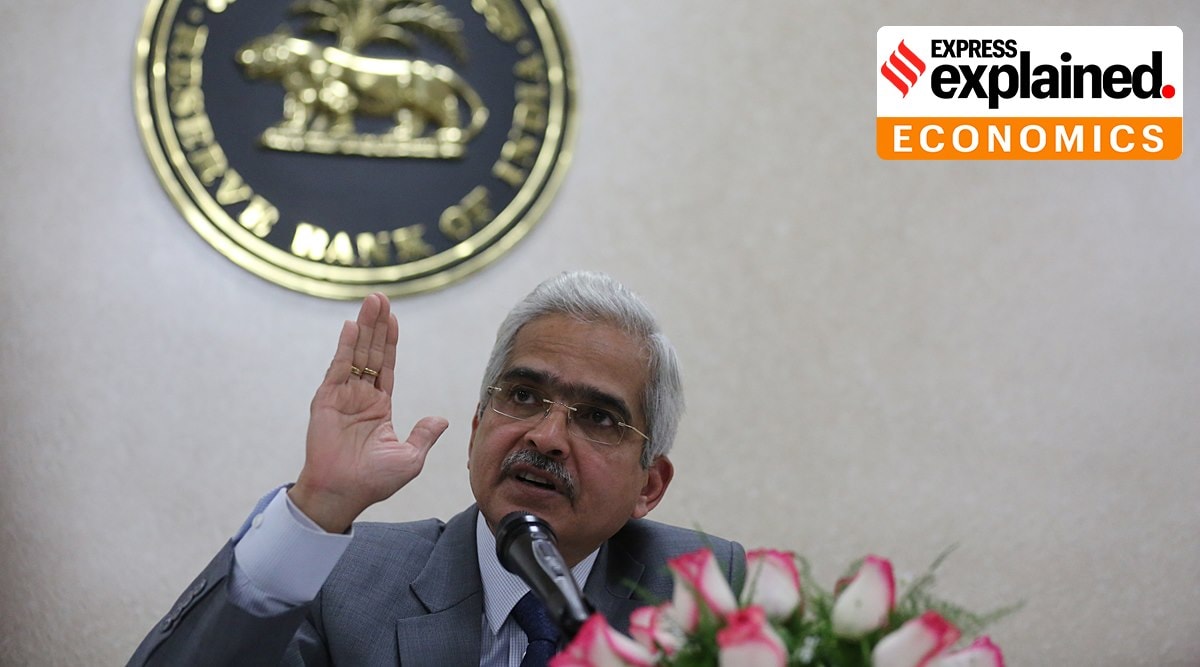 Reserve Bank of India Governor Shaktikanta Das at the RBI office in New Delhi. File/Express Photo by Tashi Tobgyal 