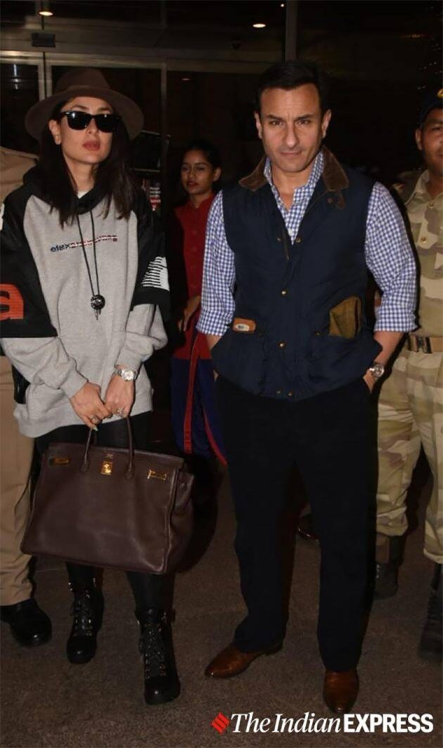 saif ali khan, saif ali khan photos, saif ali khan winter fashion photos, saif ali khan, indian express, indian express news