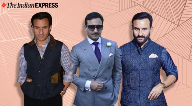 saif ali khan, saif ali khan photos, saif ali khan winter fashion photos, saif ali khan, indian express, indian express news