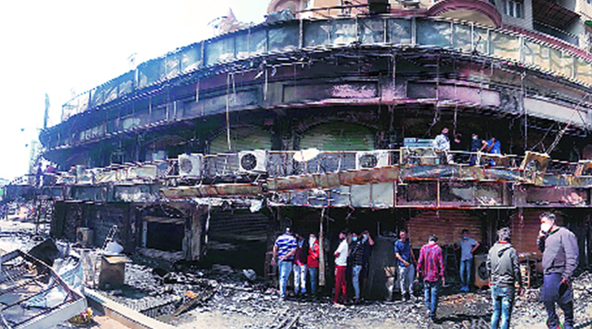Ahmedabad: 28 shops gutted as fire breaks out in shopping complex ...