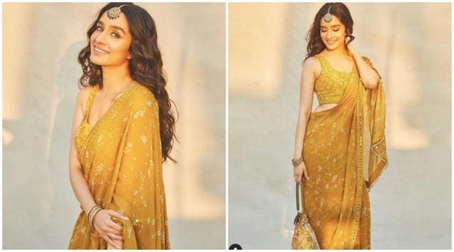 Shraddha Kapoor stuns in this Arpita Mehta sari; see pics | Fashion ...