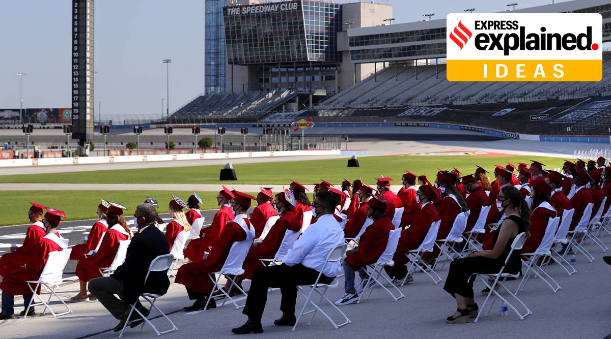 students going abroad, indian express tracking toppers series, sanjaya baru, express explained