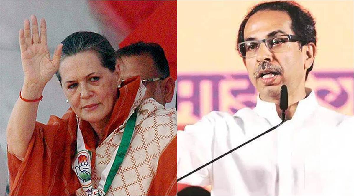 Sonia Gandhi and Uddhav Thackeray 