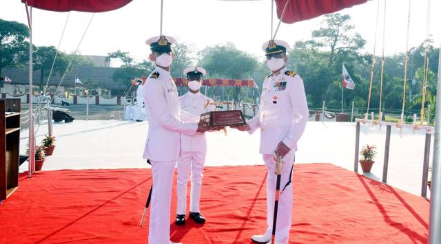 The passing out parade was reviewed by Commanding Officer at INS Shivaji, Commodore Ravnish Seth, who is also the station commander at Lonavala. 