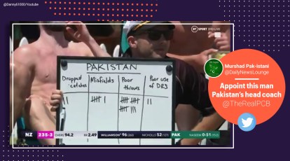 New Zealand supporter's 'scorecard' of Pak team's sloppy fielding wins the  internet | Trending News,The Indian Express