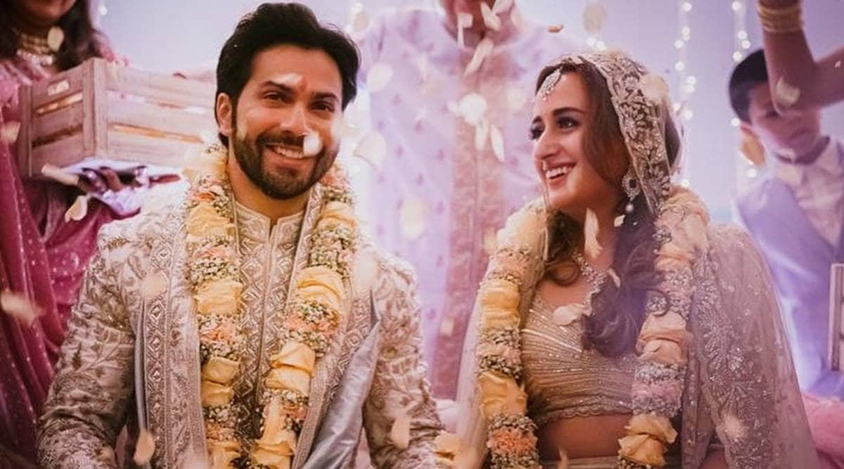 Varun-Natasha wedding: The newlyweds make for a stunning couple! |  Lifestyle News,The Indian Express