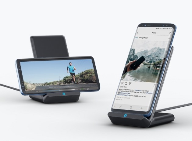 Sony subwoofer, Anker 10W Fast Wireless Charging stand, Asus laptop, Samsung Galaxy A02, samsung, anker, wireless charger, sony
