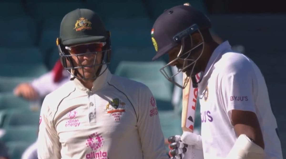 Watch: Tim Paine tries to sledge, R Ashwin gives it back to him | Sports News,The Indian Express