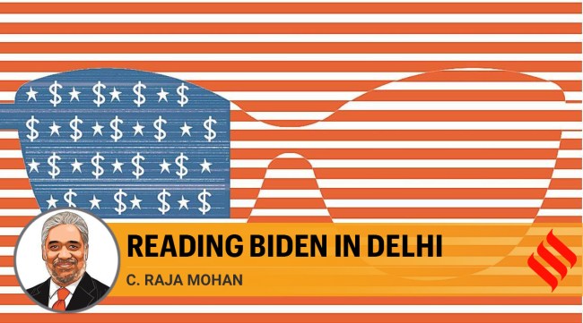 The Trump years have seen two important developments in India-US relations. (Illustration by C R Sasikumar)