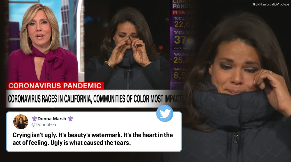 Cnn Reporter Breaks Down On Air While Reporting On Covid 19 Deaths Trending News The Indian Express