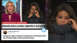 Reporter crying on live tv, CNN Sara Sidner, Reporter crying during live telecast, reporter cries during covid-19 death reports, CNN anchor crying on live TV, COVID-19 live updates, COVID-19 and people of colour, COVID-19 death US, Trending news, Indian Express news.