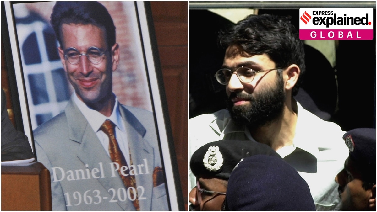 American journalist Daniel Pearl (Left) and British-born militant Ahmed Omar Saeed Sheikh. 