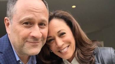 Dough Emhoff, Kamala Harris, vice president, second gentleman, indian express news