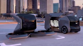 futuristic vehicle, flying Cadillac, flying car, Toyota Motor, Hyundai Motor, Geely Automobile