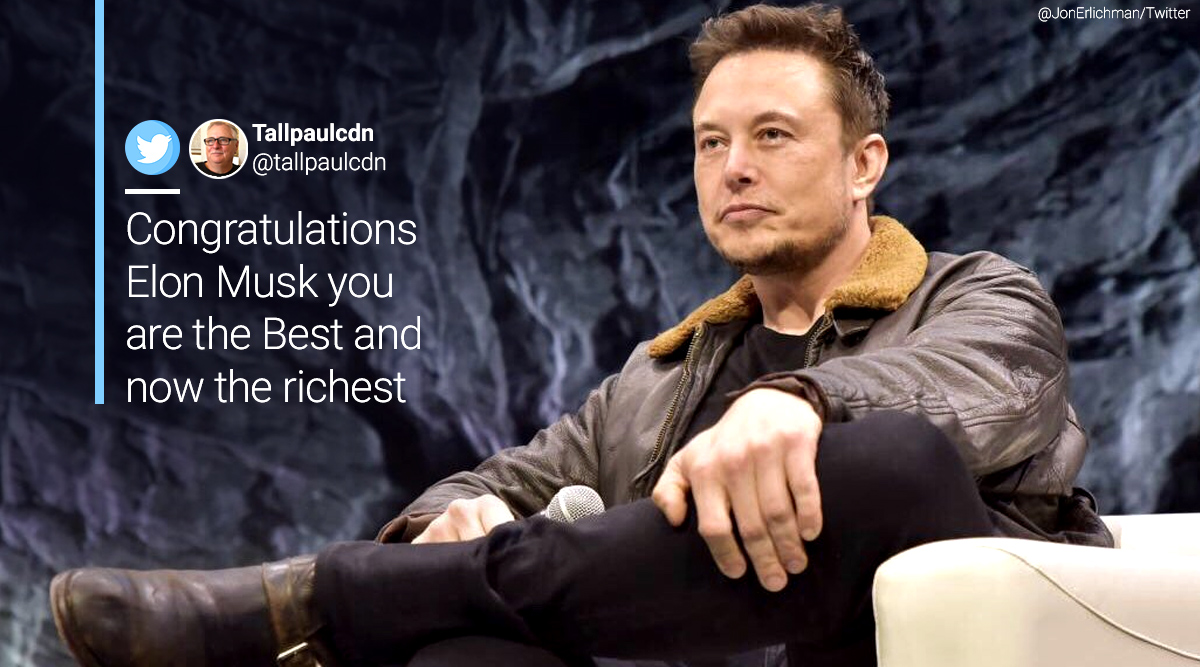 How Netizens Reacted After Elon Musk Surpassed Jeff Bezos To Becomes World S Richest Person Trending News The Indian Express