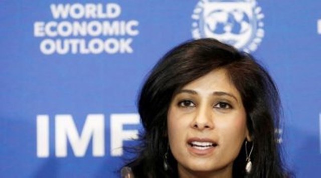 The Indian-American economist said the projected recovery in growth this year follows a severe collapse in 2020.
 (File/Reuters)