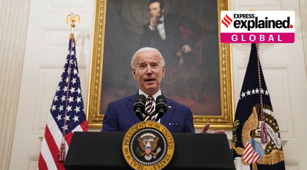 President Joe Biden in the State Dining Room of the White House, Friday, Jan. 22, 2021, in Washington. (AP)