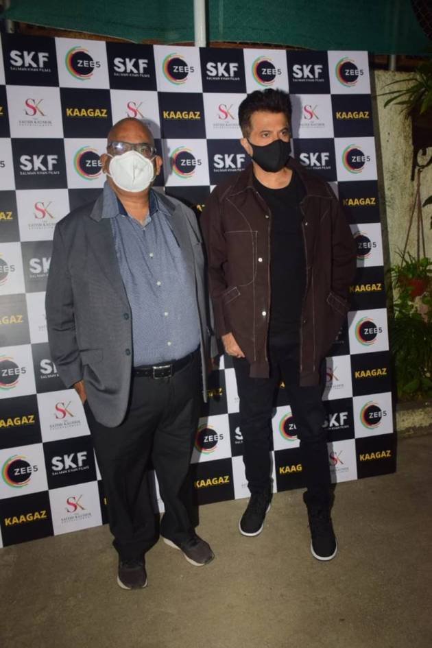 anil kapoor at kaagaz screening