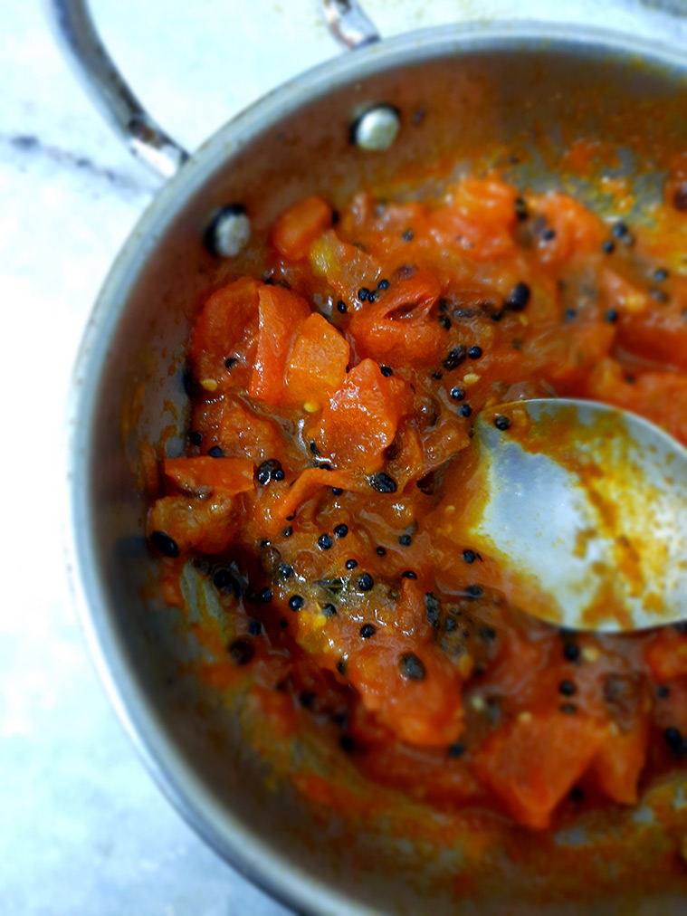 tomato chutney, easy recipe