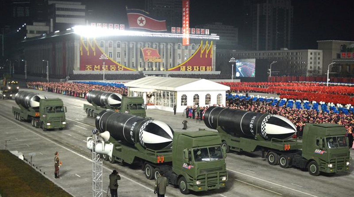 N.Korea shows off new submarine-launched missiles after rare party congress