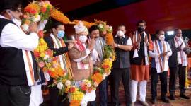 JP Nadda, Assam election campaign, Assam polls, Assam election date, Assam BJP, Assam BJp election campaign, Indian express