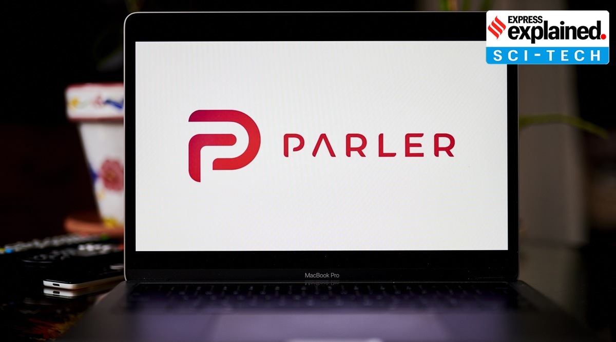 Parler is a social media platform that is considered to be an alternative to Twitter and is popular with conservatives. (Source: Bloomberg)