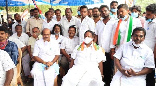 Puducherry agitation, V Narayanaswamy, Kiran Bedi