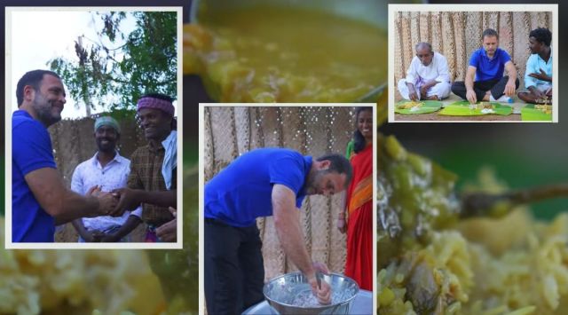 Rahul Gandhi, Congress Vice President Rahul Gandhi, Rahul Gandhi Tamil Nadu, ‘Village Cooking Channel, Tamil Nadu YouTube, Congress Rahul Gandhi Tamil cooking show, Rahul Gandhi cooking, Rahul Gandhi mushroom biriyani, trending news, indian express news