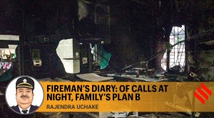 A firefighter’s job also takes a toll on his family life