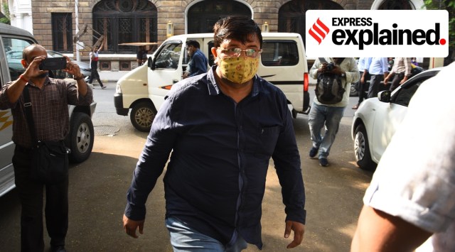 Muchchad Paanwala shop’s co-owner Ramkumar Tiwari. (Express photo: Ganesh Shirsekar)