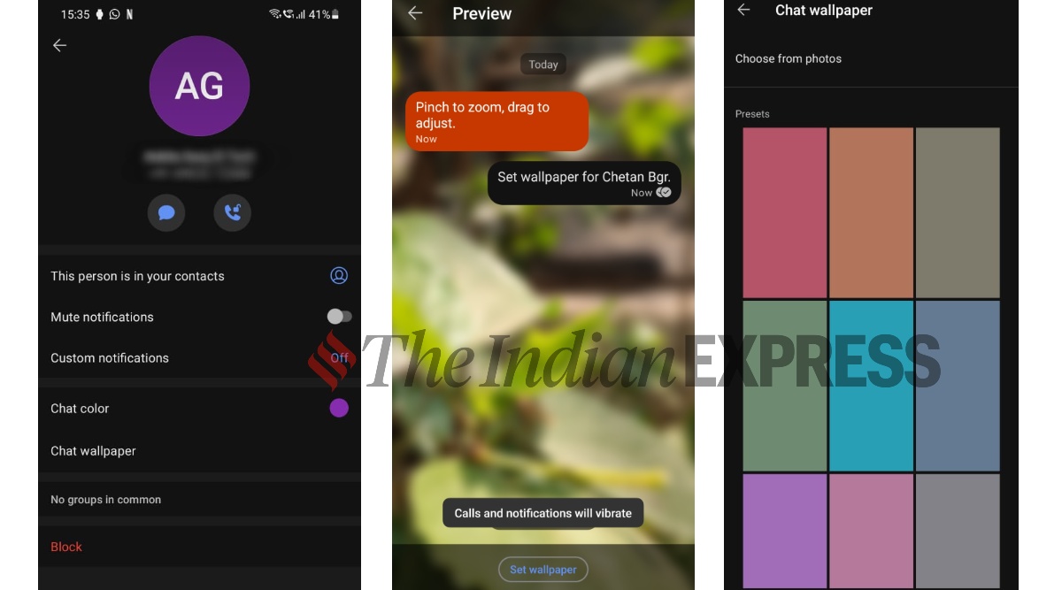 Signal gets custom Chat Wallpapers feature: Here's how to use it |  Technology News,The Indian Express